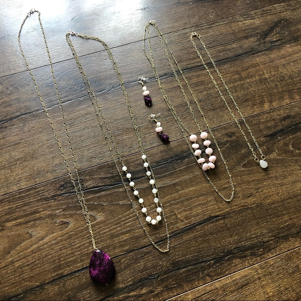 Handmade Necklace and earrings set
